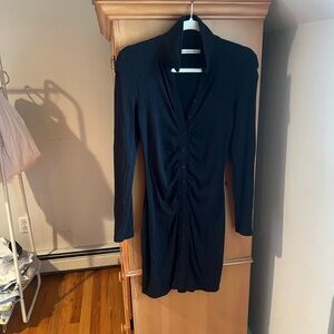 Abercrombie & Fitch Black Long Sleeve Dress